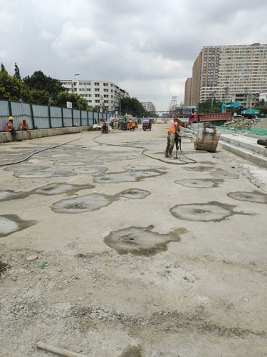 浑南路基注浆加固